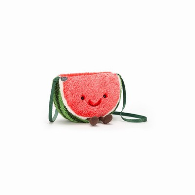 Jellycat Amuseables Watermelon Bag Australia | 247198MRF